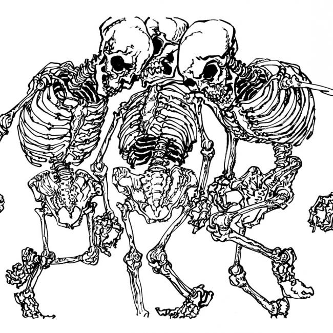 #dancing skeletons
