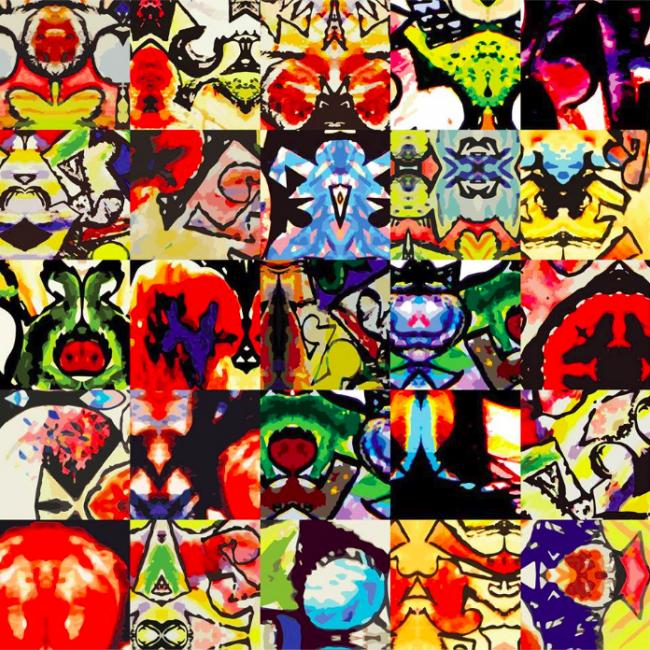 Abstract collage